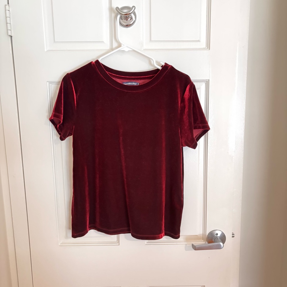 Velvet Red Women's Top